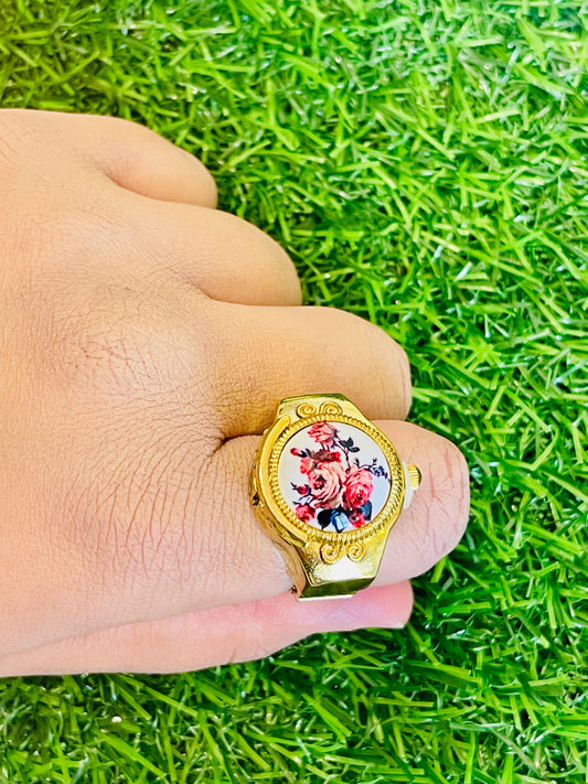 Time Petal Ring Watches